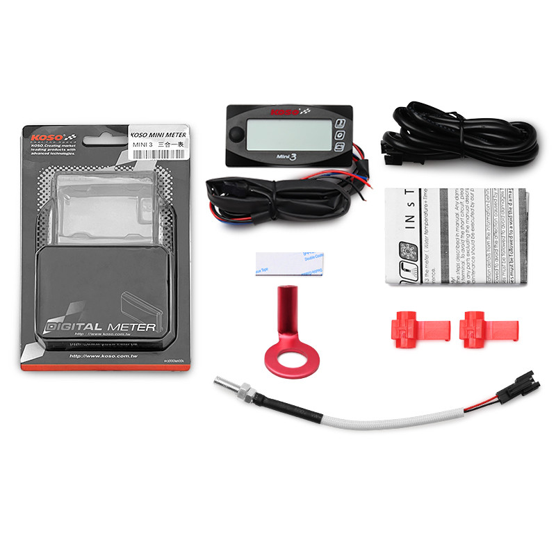 koso волтметър температура на главата на цилиндъра таймер за cb500x nmax125 XMAX250 300 NMAX CB 400 термометър за мотоциклети