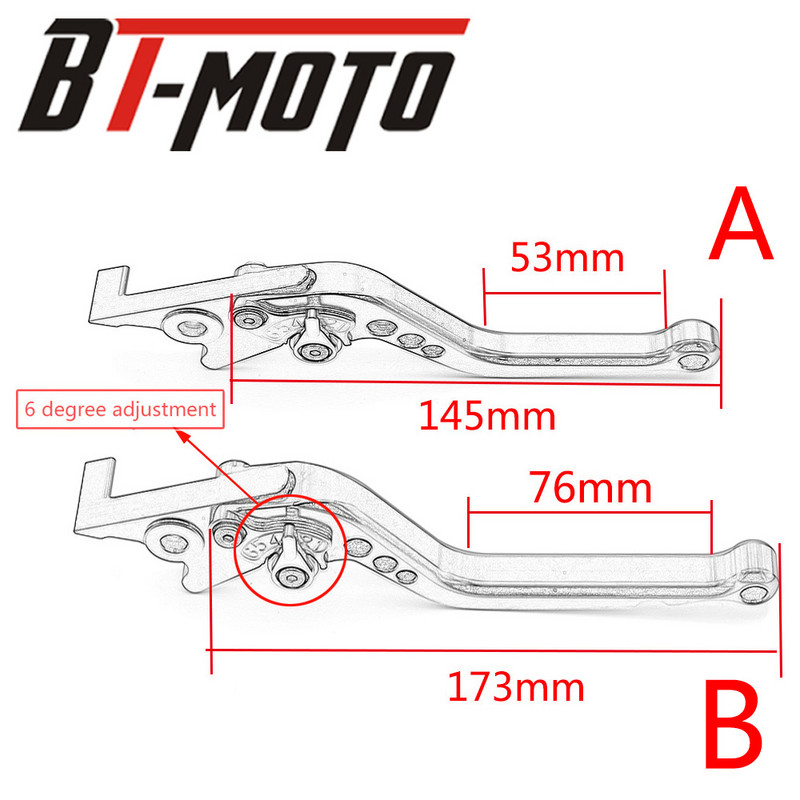 MT07 MT09 2017-2020 CNC lühikesed/pikad piduri sidurihoovad sobivad Yamaha FZ1 FAZER FZ6R FZ8 XJ6 FZ6 MT-07 FZ-09 XSR700 XSR900 XSR jaoks