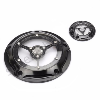 Priehľadný kryt See Though Derby Cover pre Harley Softail Street Glide, Electra Glide Road King, Dyna Derby Cover.