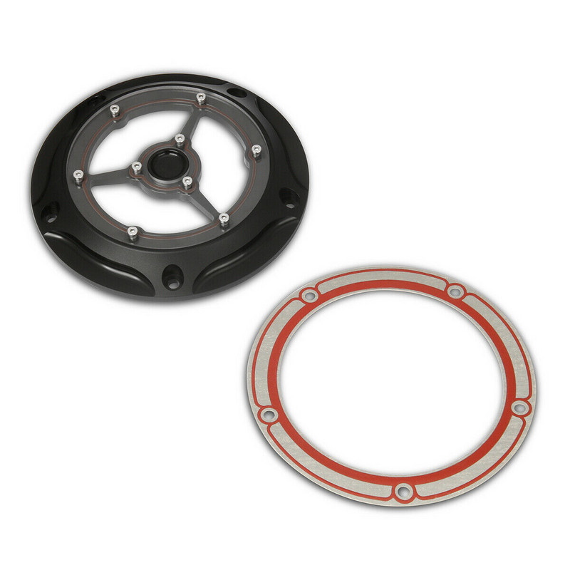 Priehľadný kryt See Though Derby Cover pre Harley Softail Street Glide, Electra Glide Road King, Dyna Derby Cover.