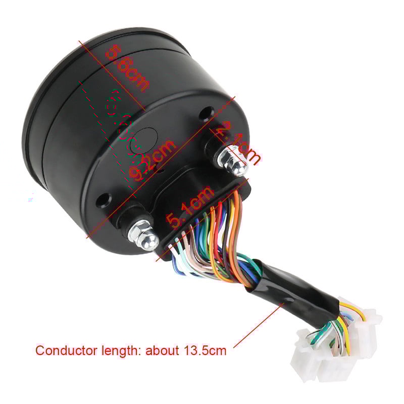 12V motocykel rýchlomer otáčkomer otáčkomer palivomer prístrojová doska ukazovatele ciferník počítadla kilometrov LCD digitálny indikátor moto príslušenstvo univerzálne