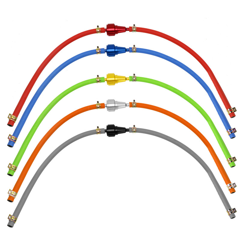 ZS Racing 6 mm-es motorkerékpár belső üzemanyagszűrő benzinszűrők + benzin üzemanyagcső tömlő + kapcsok motoros robogó koszos kerékpárhoz