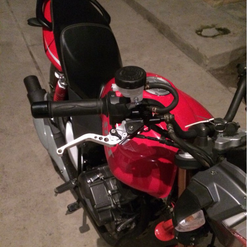 Alconstar - Sada pák nádržky hlavného brzdového valca spojky 7/8" 22 mm pre motocykle, sada nádržky na kvapalinu pre Honda a Kawasaki KLX