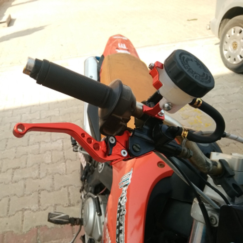 Alconstar - Sada pák nádržky hlavného brzdového valca spojky 7/8" 22 mm pre motocykle, sada nádržky na kvapalinu pre Honda a Kawasaki KLX