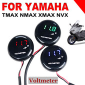 Digitálny voltmeter s displejom a napätím pre motocykle, držiak napätia pre NMAX 125 155 XMaX XMAX300 TMAX 530 PCX NVX, príslušenstvo