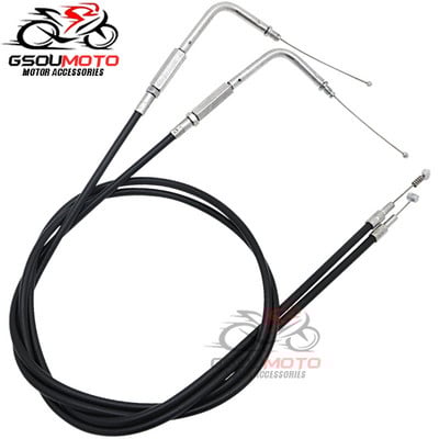 Meghosszabbított fojtószelep vezetékek kuplungsor Harley Sportster Iron XL 883 1200 H XL883R PLC Dyna Softail Fat Boy Road Kinghez