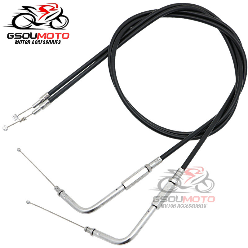 Meghosszabbított fojtószelep vezetékek kuplungsor Harley Sportster Iron XL 883 1200 H XL883R PLC Dyna Softail Fat Boy Road Kinghez