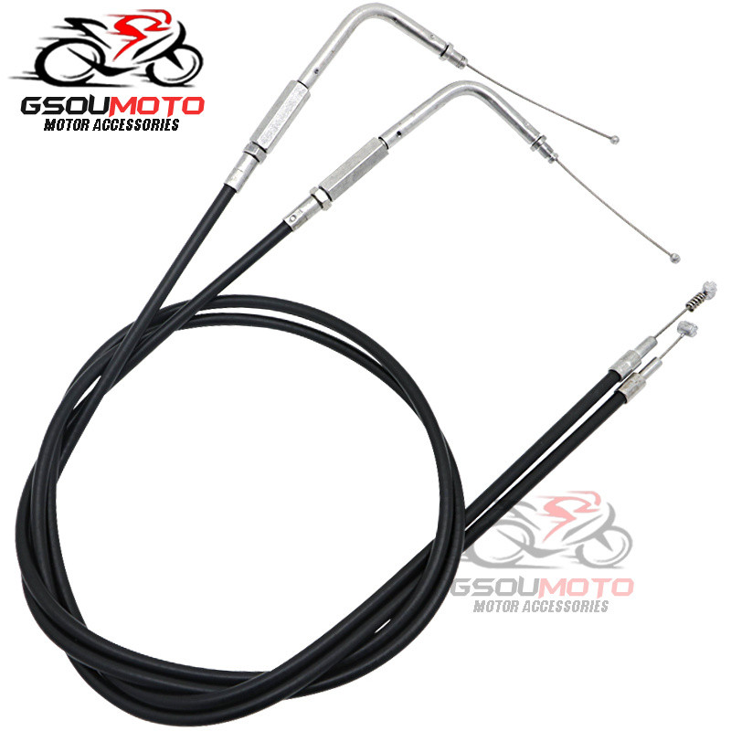 Meghosszabbított fojtószelep vezetékek kuplungsor Harley Sportster Iron XL 883 1200 H XL883R PLC Dyna Softail Fat Boy Road Kinghez