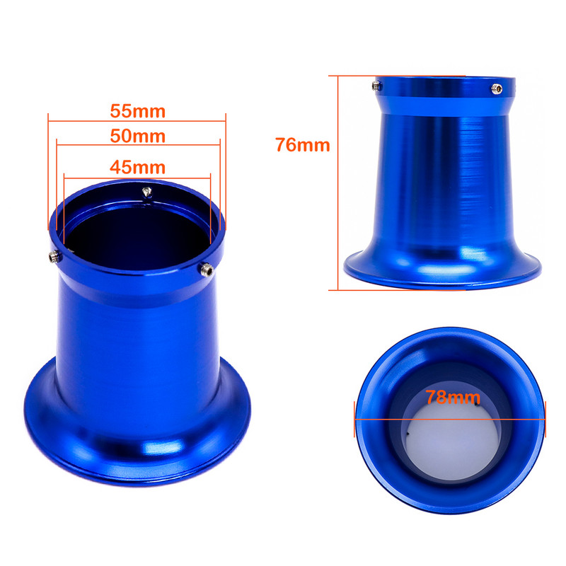 ZSDTRP Módosított motorkerékpár 50mm-es karburátoros légszűrő pohár Gyűjtőcsésze kürt szívópohár PE 28-hoz 30mm PWK 21 24 26mm