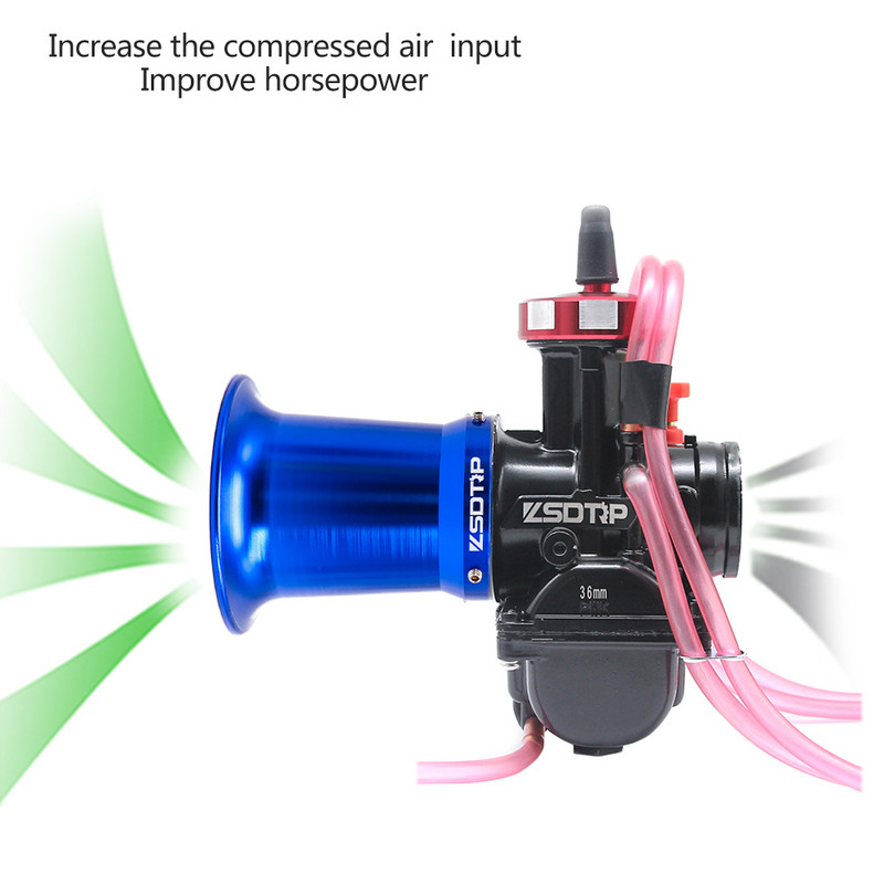 ZSDTRP Módosított motorkerékpár 50mm-es karburátoros légszűrő pohár Gyűjtőcsésze kürt szívópohár PE 28-hoz 30mm PWK 21 24 26mm