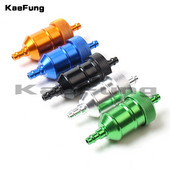 Motocyklový box Dirt Bike ATV Quad 6mm univerzálny eloxovaný hliníkový olejový filter Inline palivový filter