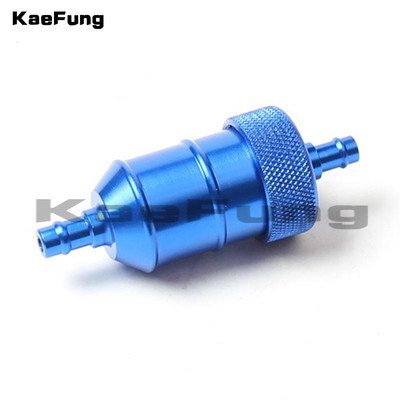 Motocyklový box Dirt Bike ATV Quad 6mm univerzálny eloxovaný hliníkový olejový filter Inline palivový filter