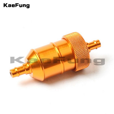 Motocyklový box Dirt Bike ATV Quad 6mm univerzálny eloxovaný hliníkový olejový filter Inline palivový filter