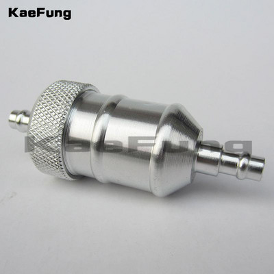 Motocyklový box Dirt Bike ATV Quad 6mm univerzálny eloxovaný hliníkový olejový filter Inline palivový filter