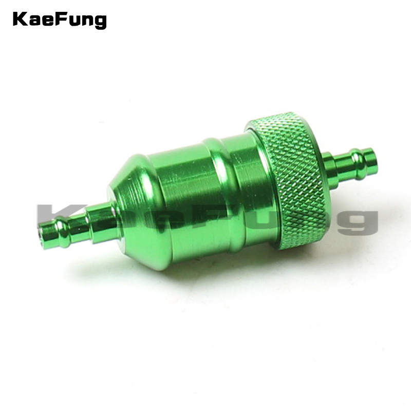 Motocyklový box Dirt Bike ATV Quad 6mm univerzálny eloxovaný hliníkový olejový filter Inline palivový filter