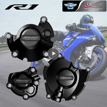 Мотоциклети Капак на двигателя Защитен калъф за калъф GB Racing For R1&R1M 2015 2016 2017 2018 2019 2020 Аксесоари Части на двигателя