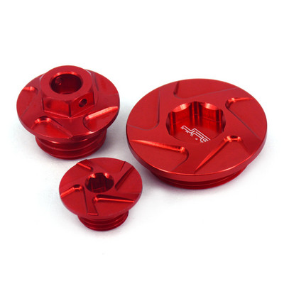 Motor motocikla Set čepova za ulje za mjerenje vremena Šipka za mjerenje Dio čepa za podešavanje motora Lanac Gredica Poklopac filtera za ulje za CRF250R 2010-2016