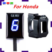 Ukazovateľ prevodového stupňa pre motocykel Honda CB500X VFR 800 CB1000R CB400SF CBR650F CB650F, 1-6 úroveň, montáž na konektor riadiacej jednotky motora