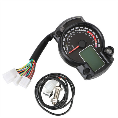 12V motocyklové príslušenstvo rýchlomer LCD počítadlo kilometrov digitálne hodiny 7 farieb RGB dekorácia náhrada motocykla