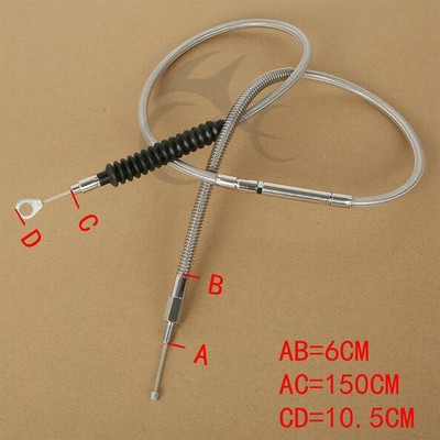 Motocikl 80cm-200cm kabel kvačila za Harley Touring Electra Street Road Glide Road King Sportster XL1200 Iron 883 FLHTC FXRC