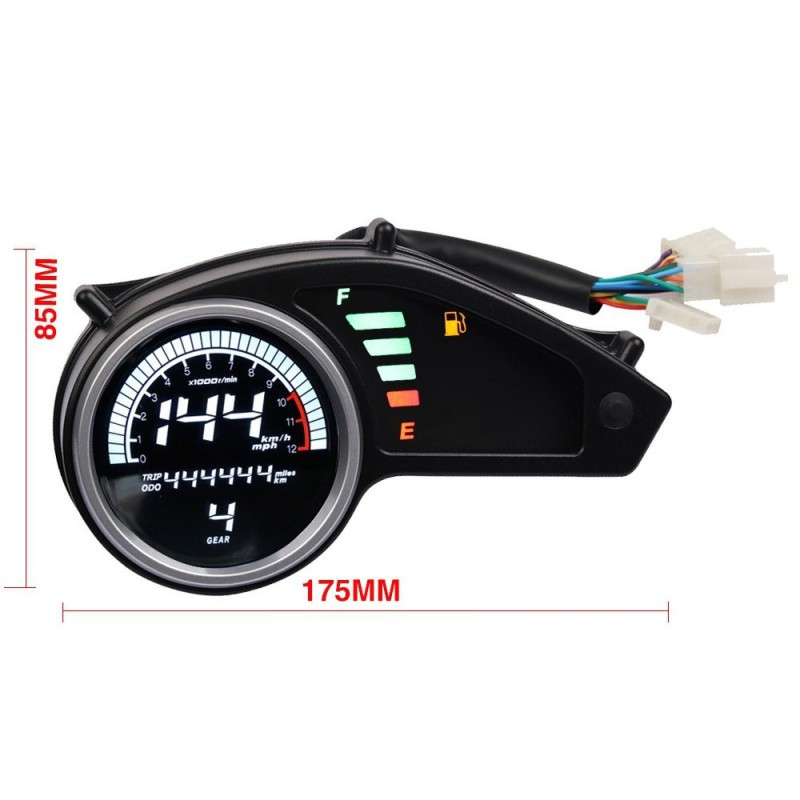 Digitálny tachometer s LED diódou pre motocykle Honda Offroad XR150 XR-150L XL150 CG150 GY200