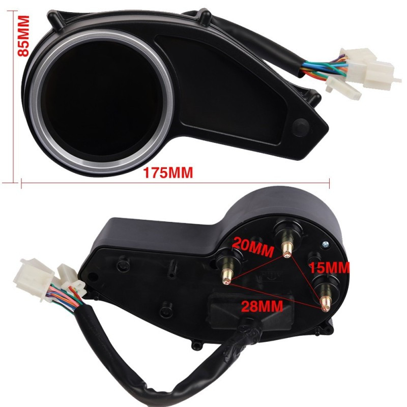 Digitálny tachometer s LED diódou pre motocykle Honda Offroad XR150 XR-150L XL150 CG150 GY200