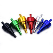 Univerzálny 6mm hliníkový čistič palivového filtra na benzín pre motocykle, olejové filtre na štvorkolky a boxy