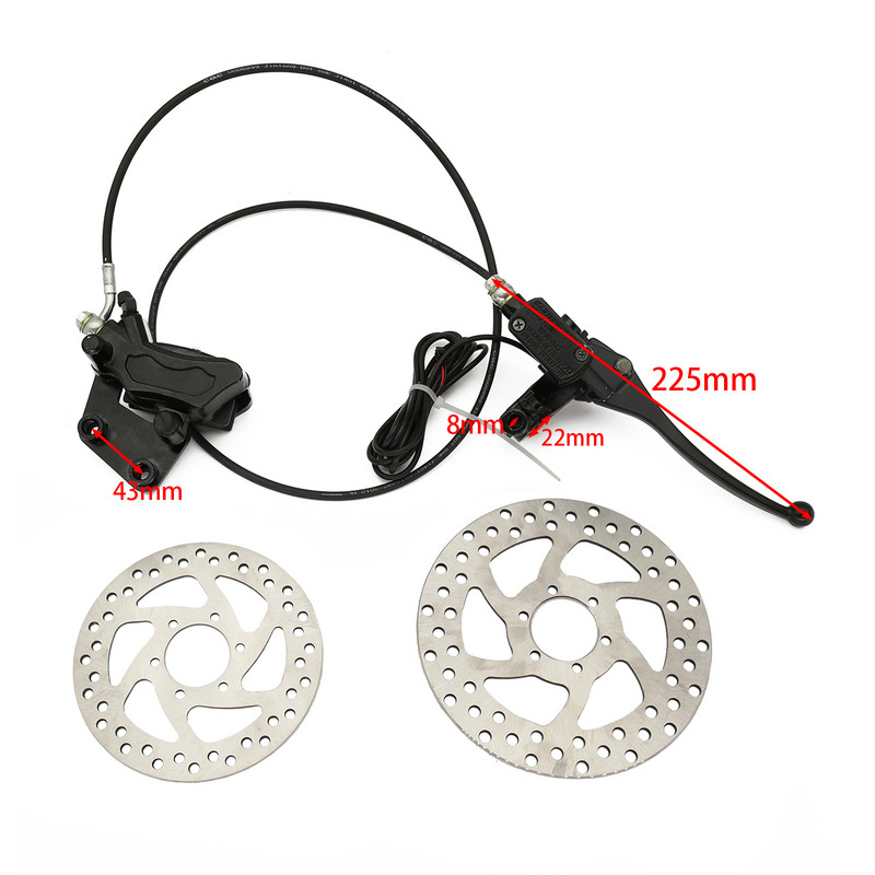 „Citycoco“ elektrinio dviračio elektrinis „Sc Ooter“ diskinis stabdys ir stabdžių rankena, skirta Kinijos „Halei“ motorolerio atsarginėms dalims stabdžių diskinis stabdys