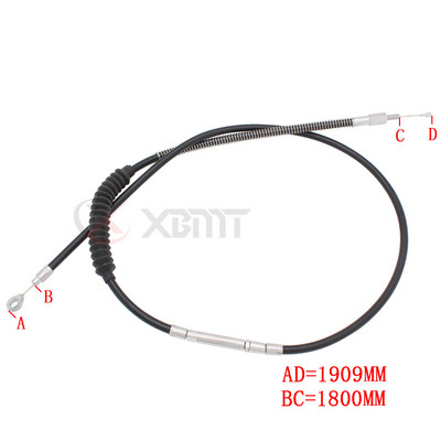 Mootorratta pikendatud gaasitross/siduri tross Harley Sportster Iron XL 883 1200 Dyna Softail Fat Boy Heritage Road King jaoks