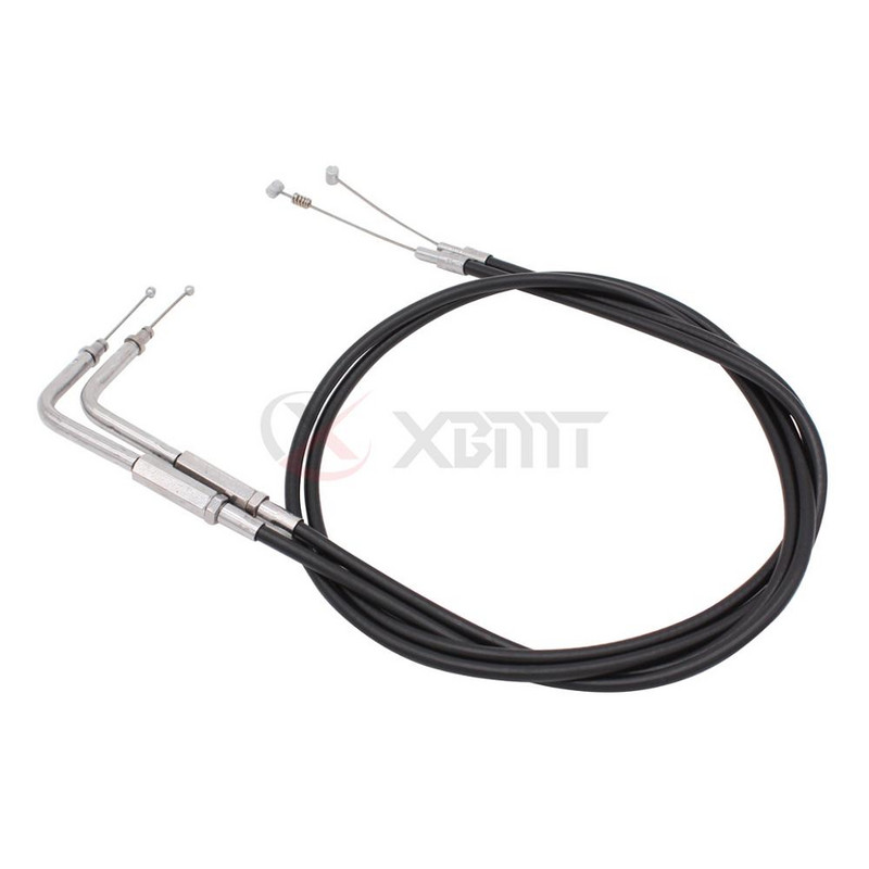 Mootorratta pikendatud gaasitross/siduri tross Harley Sportster Iron XL 883 1200 Dyna Softail Fat Boy Heritage Road King jaoks