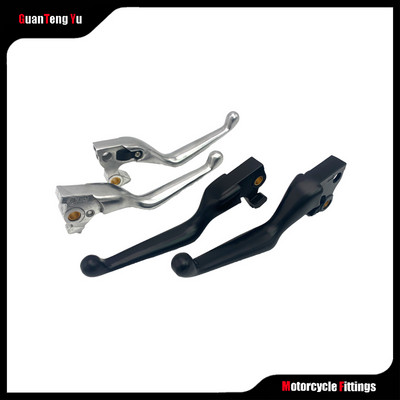 Pár strieborných/čiernych brzdových pák spojky pre Harley Sportster 883 XL 883 N 1200 X48 2004 2005 2008 2010 2011 2012 2013, zákazková repasácia