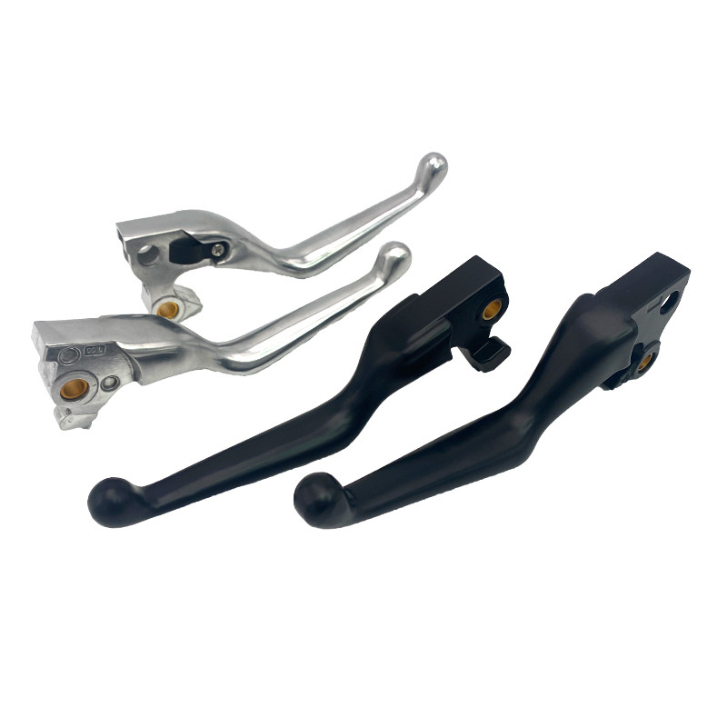 Par srebrnih/crnih ručica kočnice kvačila za Harley Sportster883 XL 883 N 1200 X48 2004 2005 2008 2010 2011 2012 2013 Custom Refit