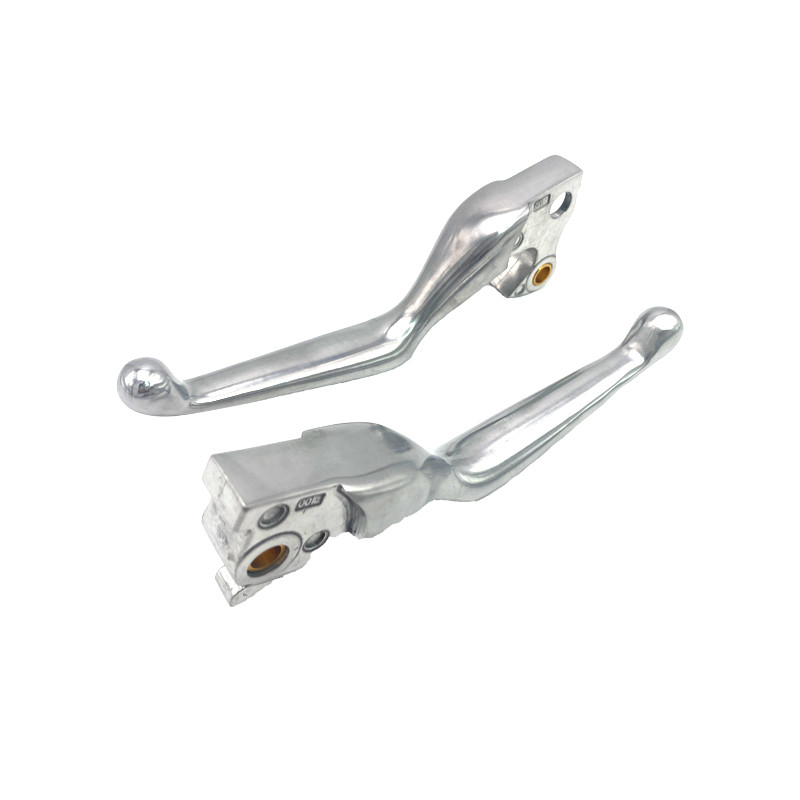 Par srebrnih/crnih ručica kočnice kvačila za Harley Sportster883 XL 883 N 1200 X48 2004 2005 2008 2010 2011 2012 2013 Custom Refit