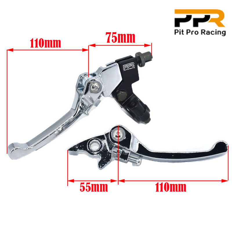 Sulankstomos sankabos svirties stabdžių svirties rinkinys, tinkantis CRF KLX Pit Pro Racing Xmotos BSE KAYO Pit Dirt Bikes Dalims Dauguma aliuminio lydinio 