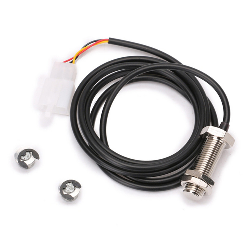 Vitezometru digital LCD pentru motocicletă 1200 RPM Contor de combustibil 12 V Afișaj comutare tensiune Odometru motocicletă pentru rusă KR200