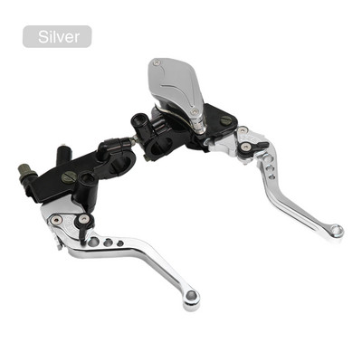 Alconstar- 7/8" CNC μοτοσυκλέτα διπλού υδραυλικού φρένου Συμπλέκτης Κύριος κύλινδρος μοχλός δεξαμενής Fit 50cc-300cc Sport Bike Street Bike