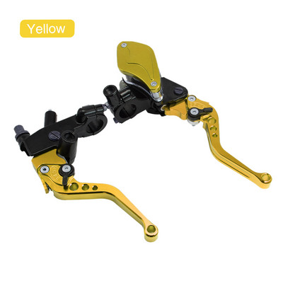 Alconstar- 7/8" CNC μοτοσυκλέτα διπλού υδραυλικού φρένου Συμπλέκτης Κύριος κύλινδρος μοχλός δεξαμενής Fit 50cc-300cc Sport Bike Street Bike