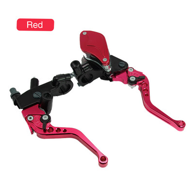 Alconstar- 7/8" CNC μοτοσυκλέτα διπλού υδραυλικού φρένου Συμπλέκτης Κύριος κύλινδρος μοχλός δεξαμενής Fit 50cc-300cc Sport Bike Street Bike