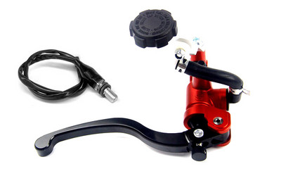 Universālā motocikla bremžu sajūga sūkņa svira Caurules interfeiss Radiālais 17,5 mm galvenais cilindrs 22 mm Vespa hyosung sherco honda