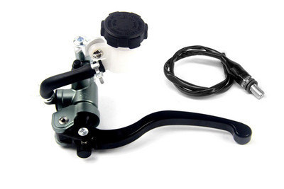 Universālā motocikla bremžu sajūga sūkņa svira Caurules interfeiss Radiālais 17,5 mm galvenais cilindrs 22 mm Vespa hyosung sherco honda