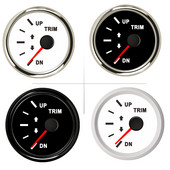 Horúci výpredaj 0-190ohm 2' 52mm UP-DN hladinomer pre námorné lode 2 palce 9-32V ľavý pravý trimmer motocyklové autopríslušenstvo