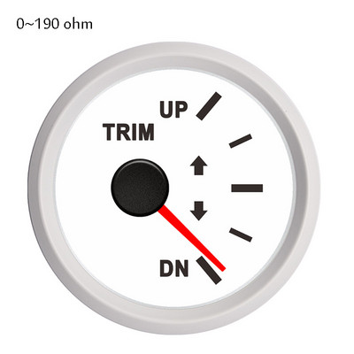 Horúci výpredaj 0-190ohm 2' 52mm UP-DN hladinomer pre námorné lode 2 palce 9-32V ľavý pravý trimmer motocyklové autopríslušenstvo