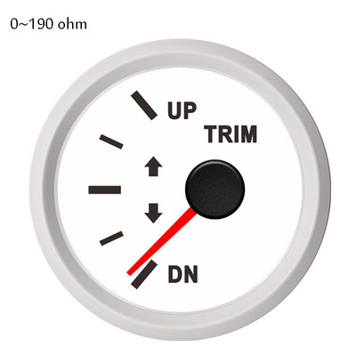 Horúci výpredaj 0-190ohm 2' 52mm UP-DN hladinomer pre námorné lode 2 palce 9-32V ľavý pravý trimmer motocyklové autopríslušenstvo