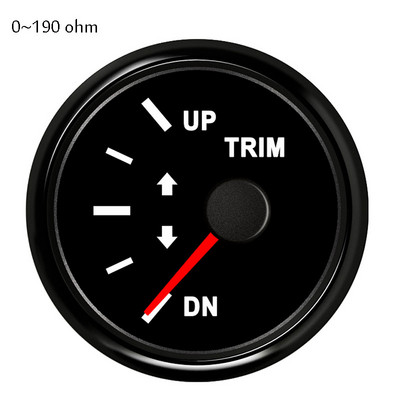 Horúci výpredaj 0-190ohm 2' 52mm UP-DN hladinomer pre námorné lode 2 palce 9-32V ľavý pravý trimmer motocyklové autopríslušenstvo