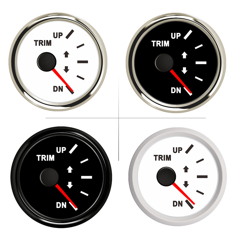 Horúci výpredaj 0-190ohm 2' 52mm UP-DN hladinomer pre námorné lode 2 palce 9-32V ľavý pravý trimmer motocyklové autopríslušenstvo