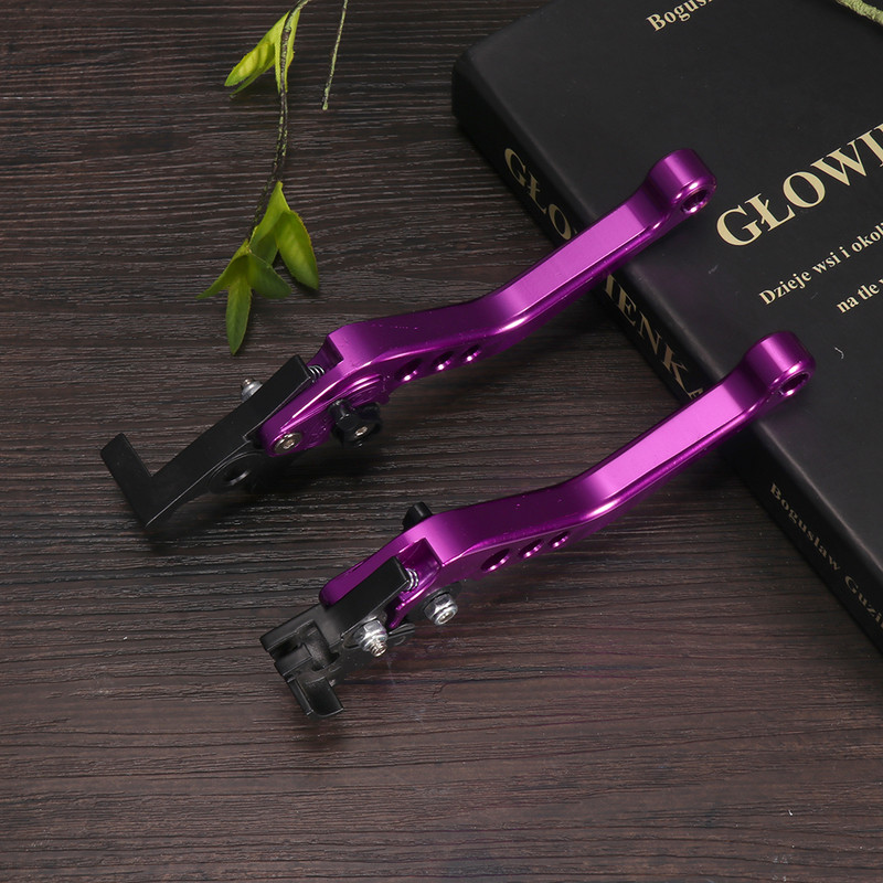 2vnt aukštos kokybės lydinio motociklo stabdžių rankena Spalvinga CNC motociklo sankabos stabdžių svirties rankena, tinkama variklio modifikavimui