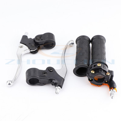 22mm otočné rukoväte plynu, brzdové páky, sada pre 2-taktné 47cc 49cc Mini Moto Dirt Cross Pocket Bike ATV Minimoto Motocross