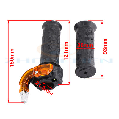 22mm otočné rukoväte plynu, brzdové páky, sada pre 2-taktné 47cc 49cc Mini Moto Dirt Cross Pocket Bike ATV Minimoto Motocross