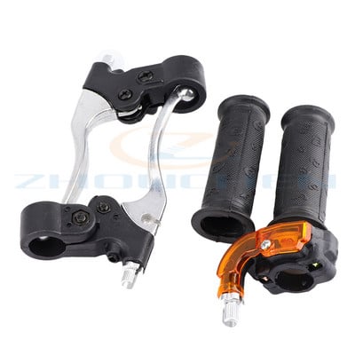 22mm otočné rukoväte plynu, brzdové páky, sada pre 2-taktné 47cc 49cc Mini Moto Dirt Cross Pocket Bike ATV Minimoto Motocross