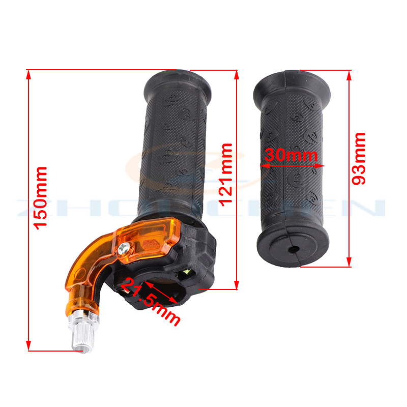 22mm otočné rukoväte plynu, brzdové páky, sada pre 2-taktné 47cc 49cc Mini Moto Dirt Cross Pocket Bike ATV Minimoto Motocross